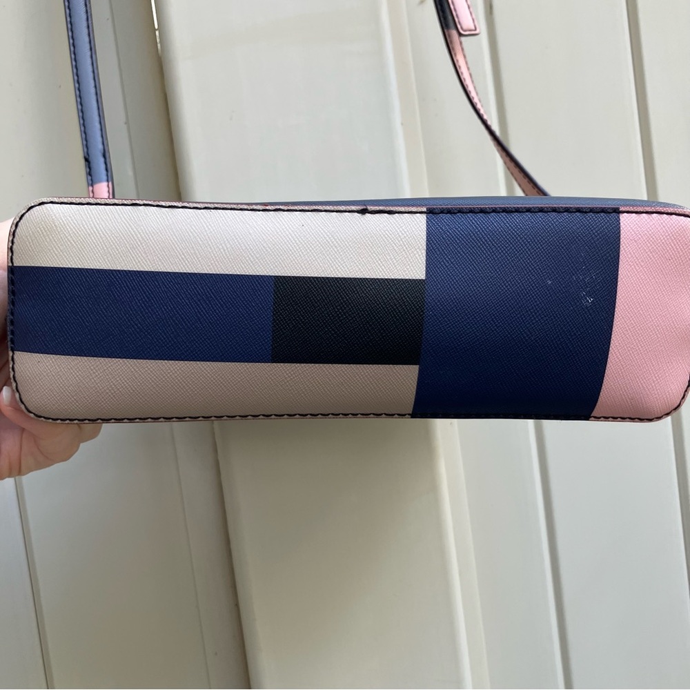 Kate Spade Colorblock crossbody adjustable strap preppy coffeecore Eurosummer - Picture 8 of 13